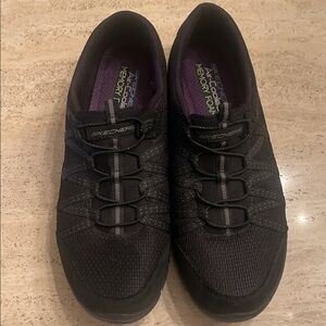 Skechers Black Slip-On Sneakers - 11M